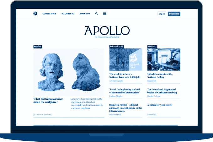 Apollo Magazine screenshot